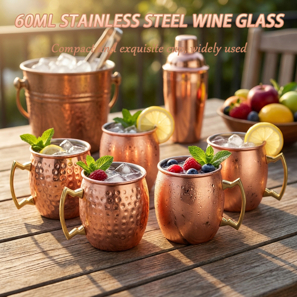 4Pcs 6Pcs 60ml Stainless Steel – Mule Copper Mug Bewertung und Preis