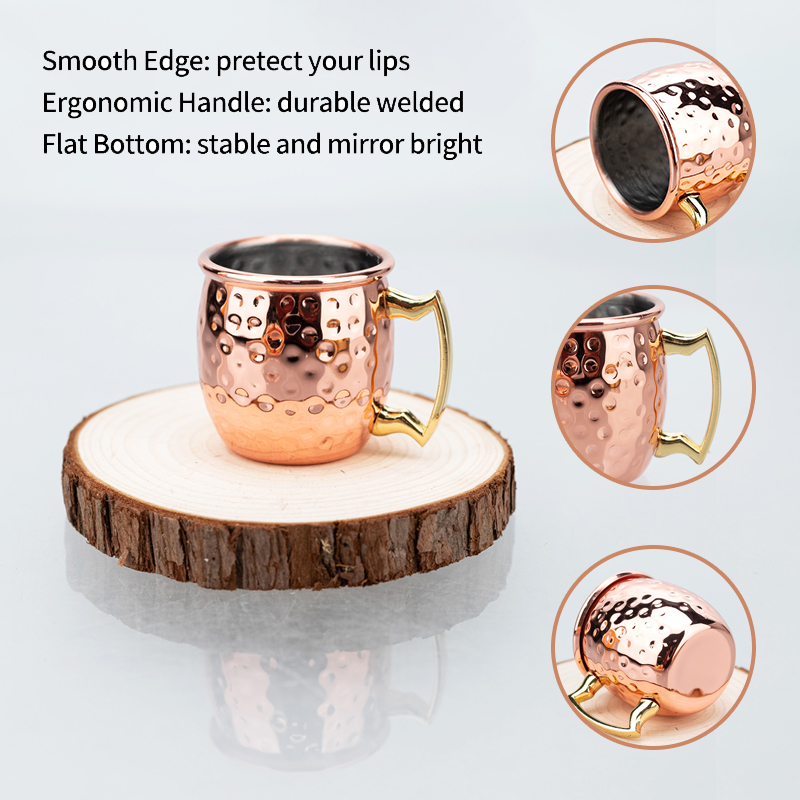 4Pcs 6Pcs 60ml Stainless Steel – Mule Copper Mug Bewertung und Preis