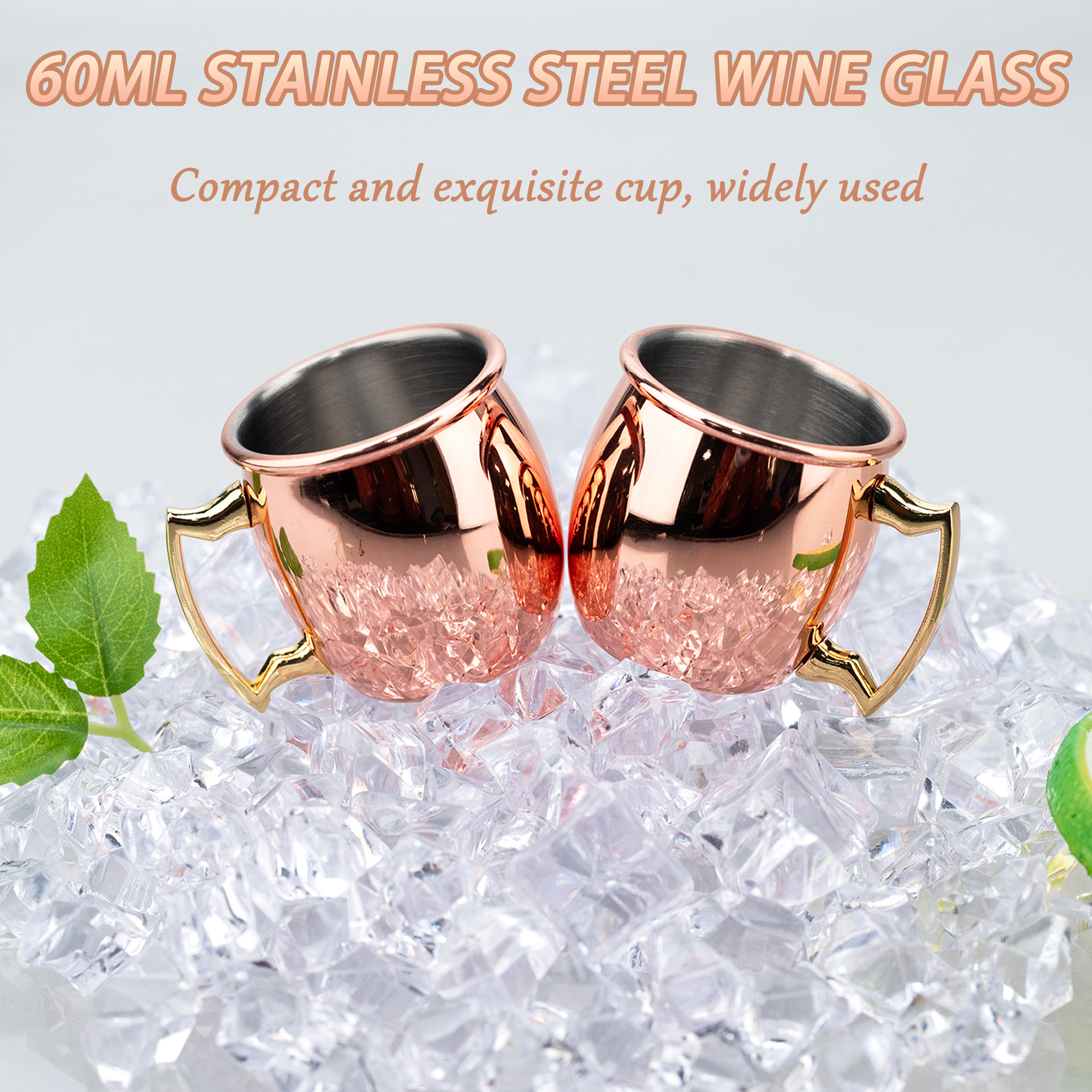 4Pcs 6Pcs 60ml Stainless Steel – Mule Copper Mug Bewertung und Preis