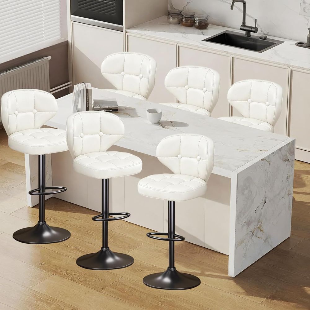 Bar Stools Set o 6, Adjustable – Home Bar And Counter Bewertung und Preis