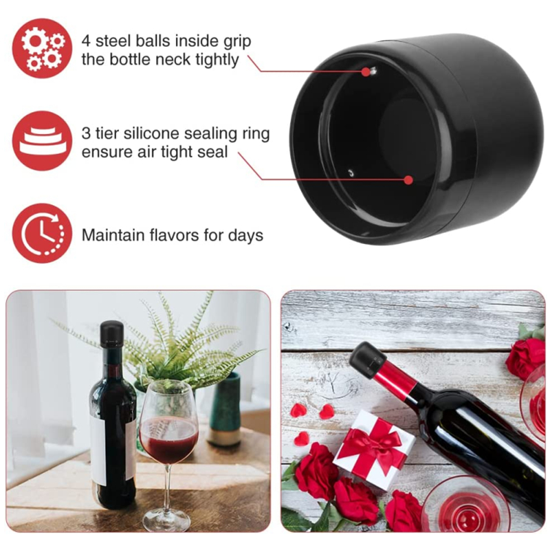 New 2PCS Vacuum Red Wine Bottl – Wine Preservation Pump Bewertung und Preis