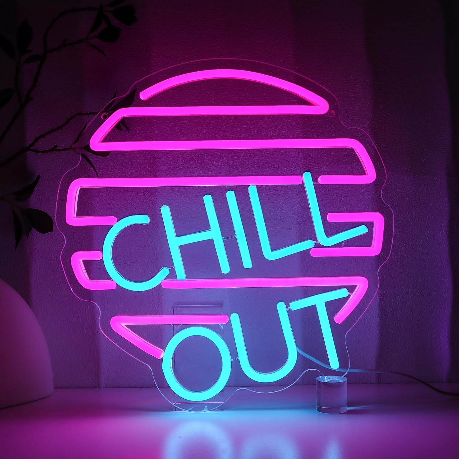 Chill Out Neon Sign for Wall D – Home Bar Lounge Bewertung und Preis