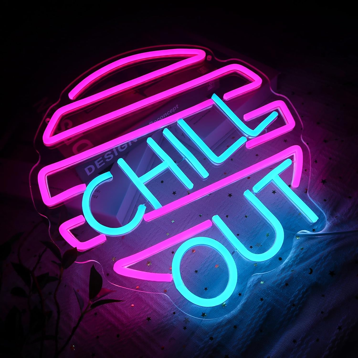 Chill Out Neon Sign for Wall D – Home Bar Lounge Bewertung und Preis