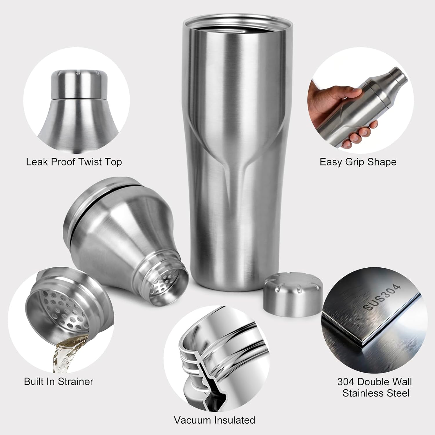 24oz Double Wall Vacuum Insula – Bar Spoon Twisted Bewertung und Preis