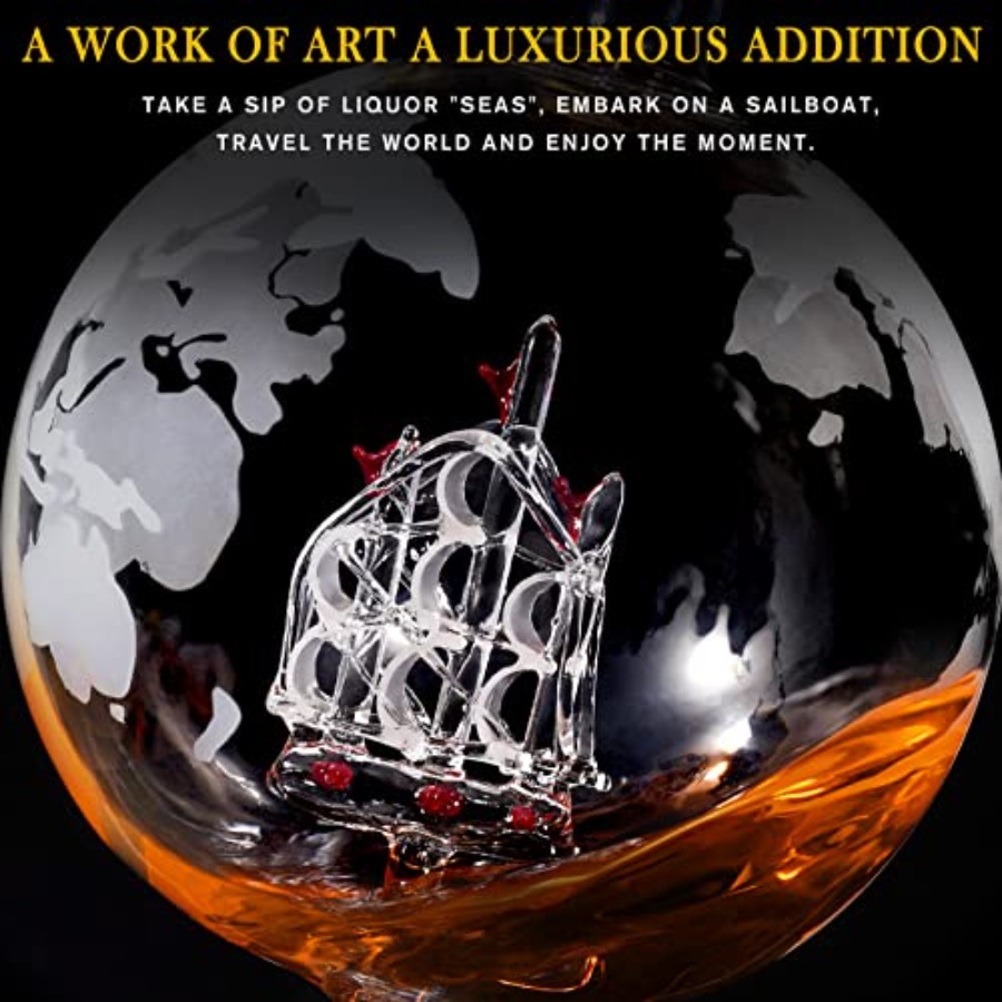 Gifts for Men Dad Fathers Day, – Decanter Globe Set Bewertung und Preis