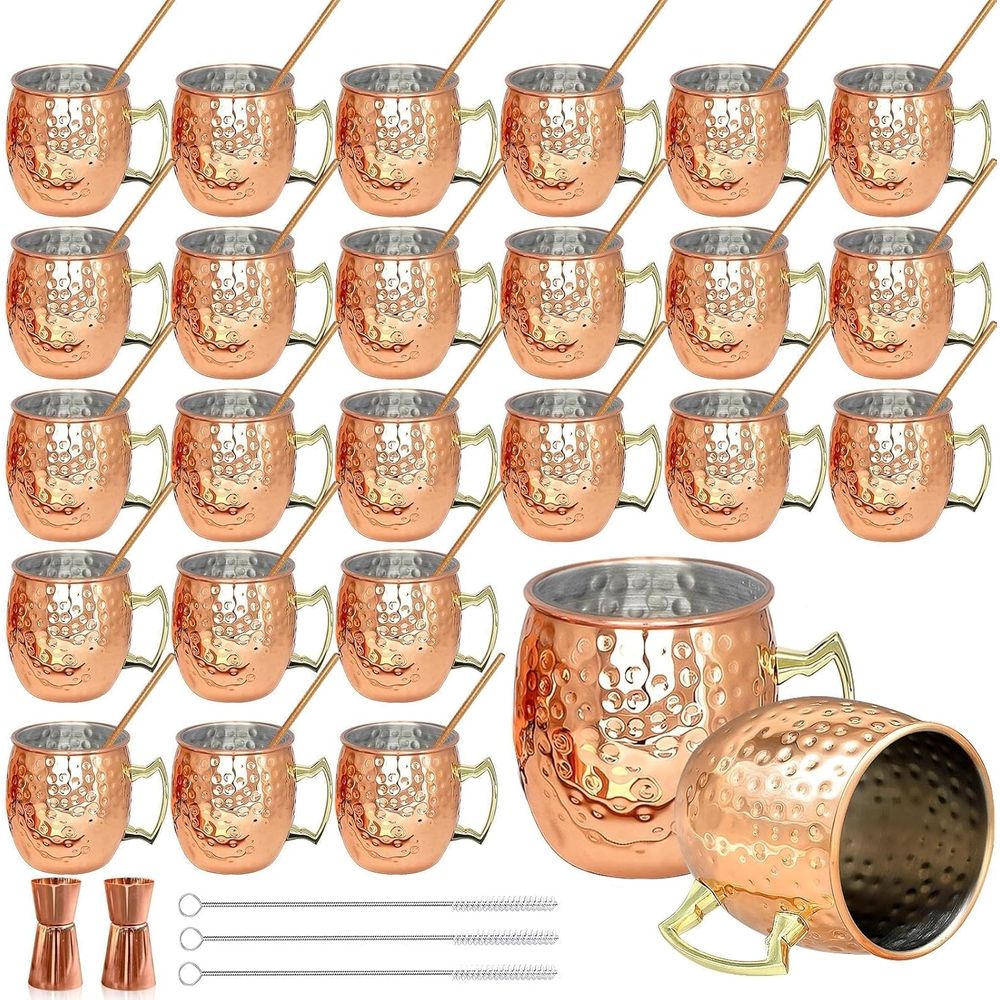 Moscow Mule Copper Mugs- Set o – Mule Copper Mug Bewertung und Preis