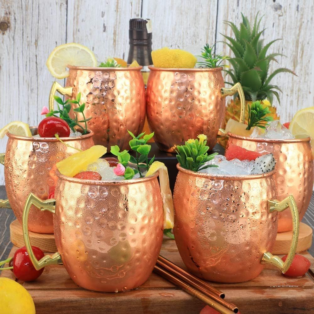 Moscow Mule Copper Mugs- Set o – Mule Copper Mug Bewertung und Preis