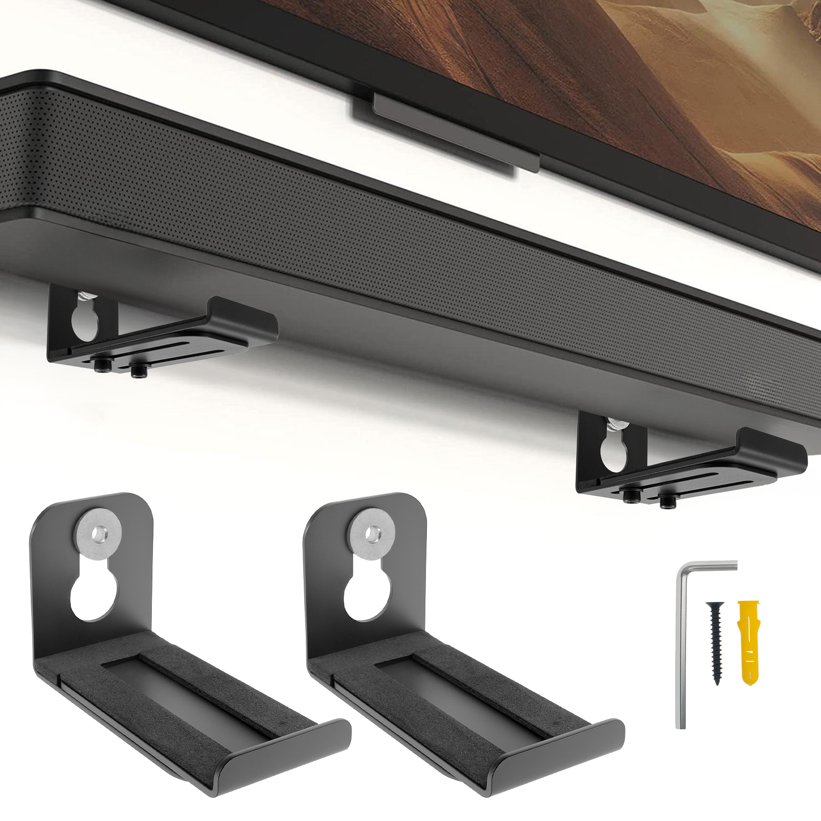 2Pcs Soundbar Speaker Stands W – Home Bar Set Bewertung und Preis
