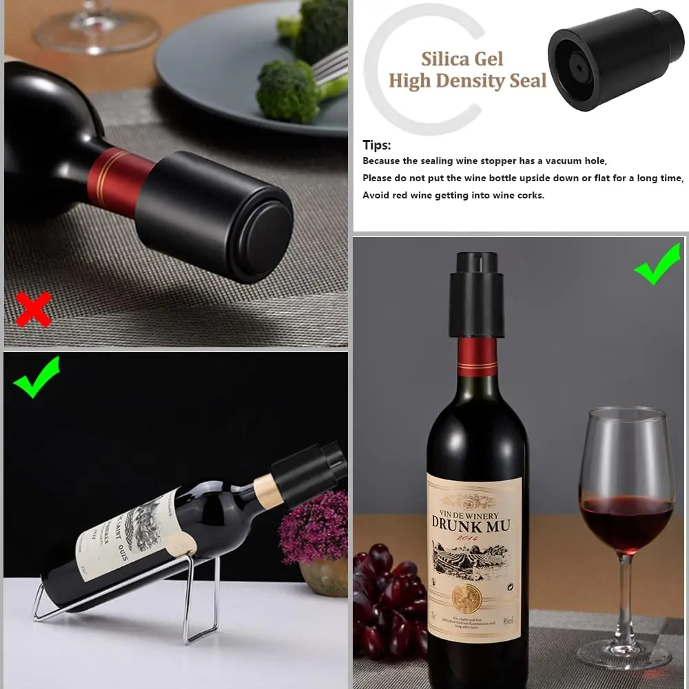 Vacuum Wine Bottle Cap Stopper – Wine Preservation Pump Bewertung und Preis