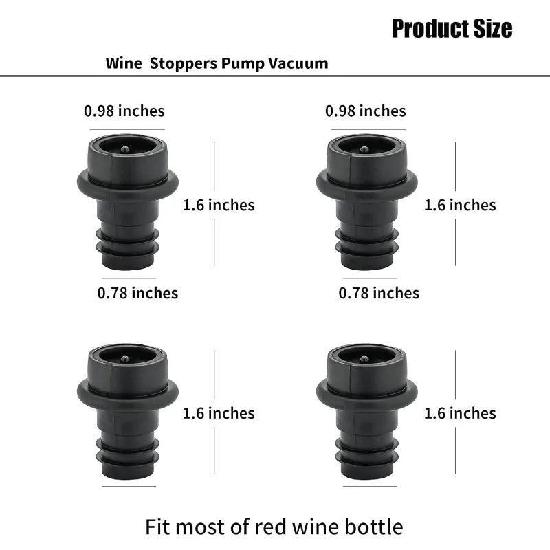 Wine Saver Vacuum Stoppers,Vac – Speed Pourer Cap Bewertung und Preis