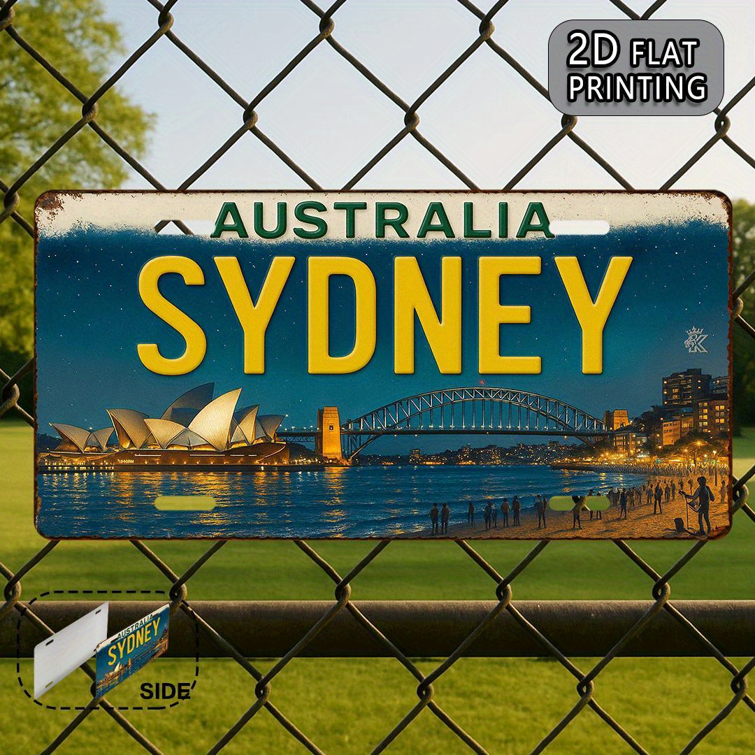 Australia Sydney License Plate – Home Bar Sydney Bewertung und Preis