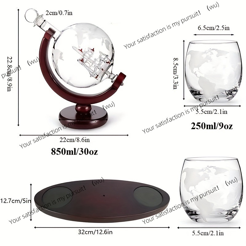 Whiskey Decanter Globe Set wit – Decanter Globe Set Bewertung und Preis