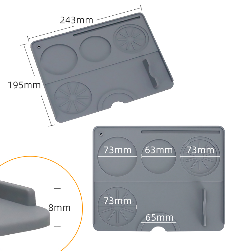 Coffee Tamper Mat Espresso Por – Bar Mat Rubber Bewertung und Preis