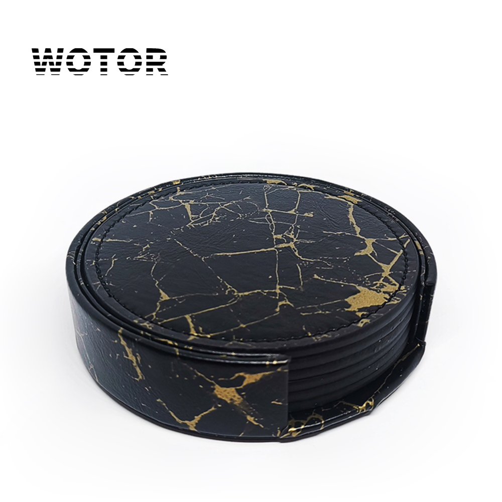 WOTOR 6PCS Stone Grain Leather – Home Bar And Counter Bewertung und Preis