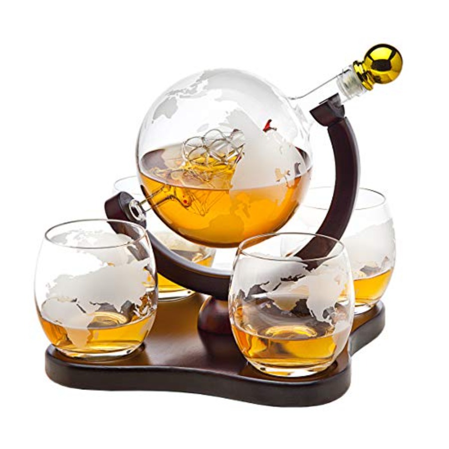 Whiskey Decanter Globe Set wit – Decanter Globe Set Bewertung und Preis