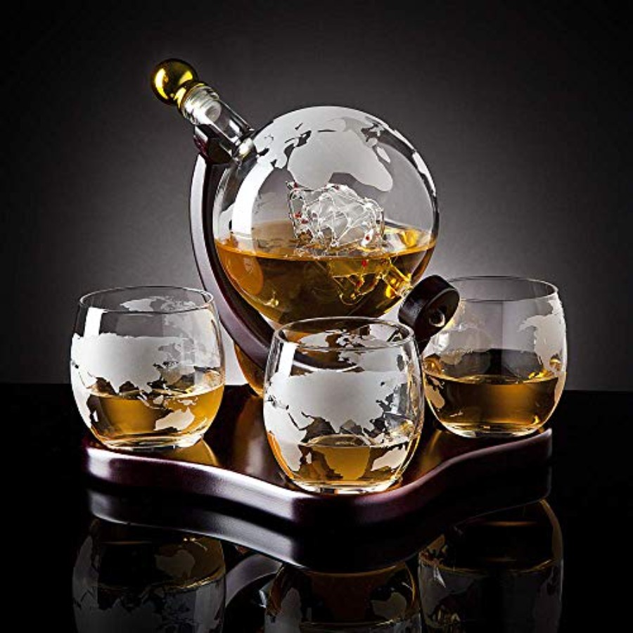Whiskey Decanter Globe Set wit – Decanter Globe Set Bewertung und Preis