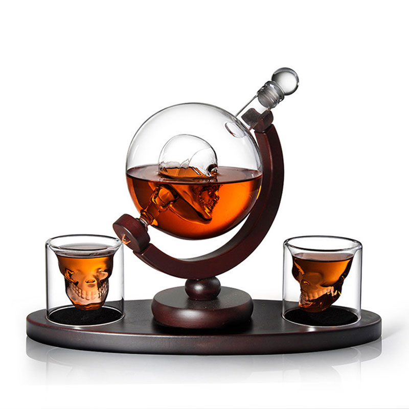 Skull Globe Whiskey Decanter S – Decanter Globe Set Bewertung und Preis