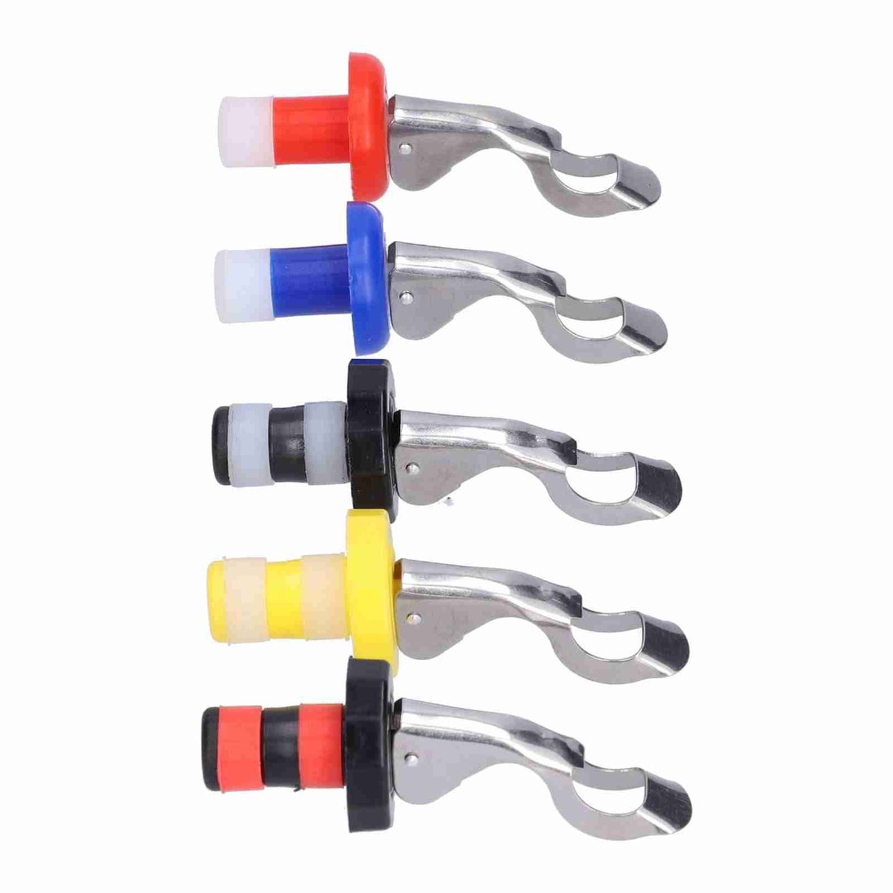 5pcs Silicone Wine Bottle Plug – Wine Preservation Pump Bewertung und Preis