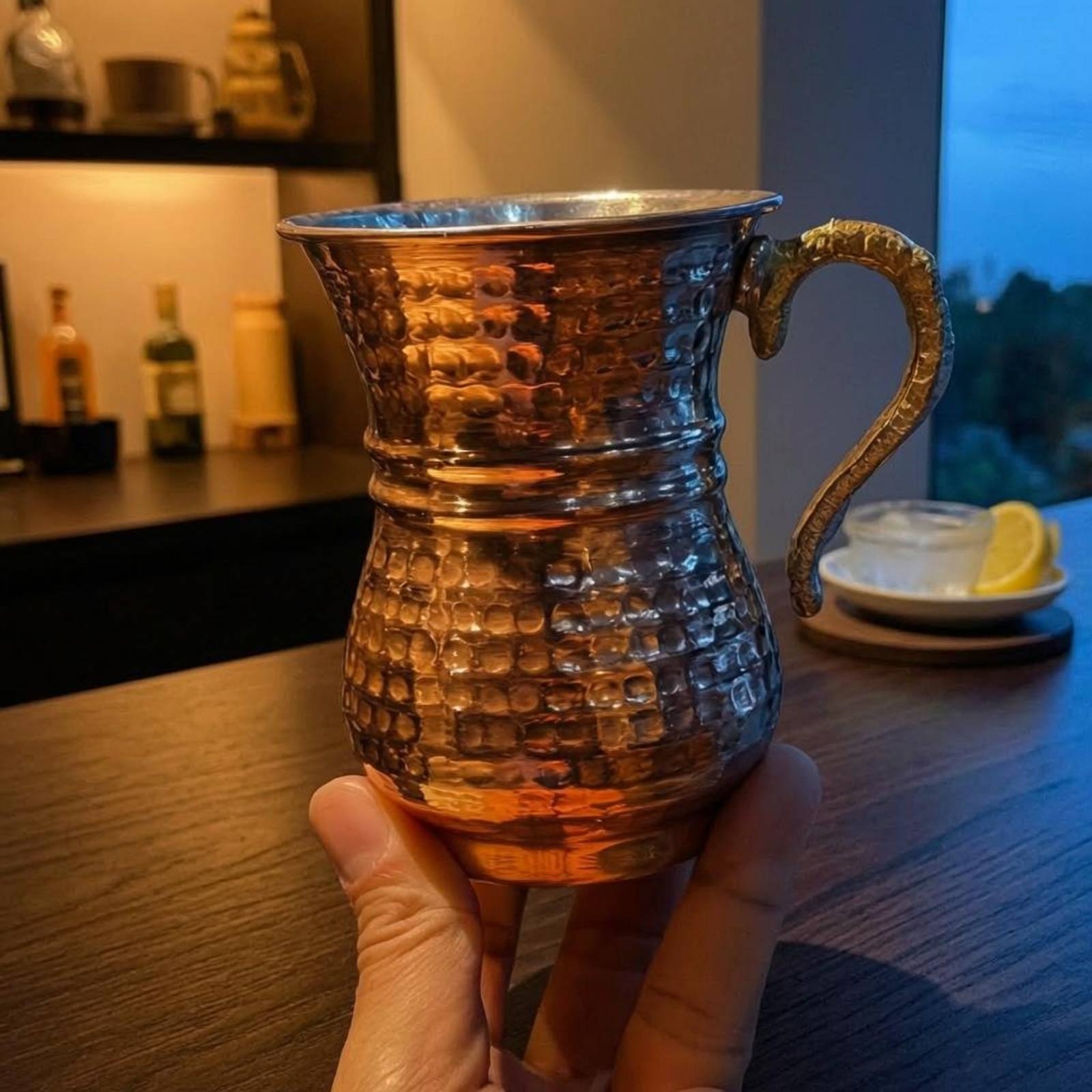Metal Cup with Handle Flared R – Mule Copper Mug Bewertung und Preis