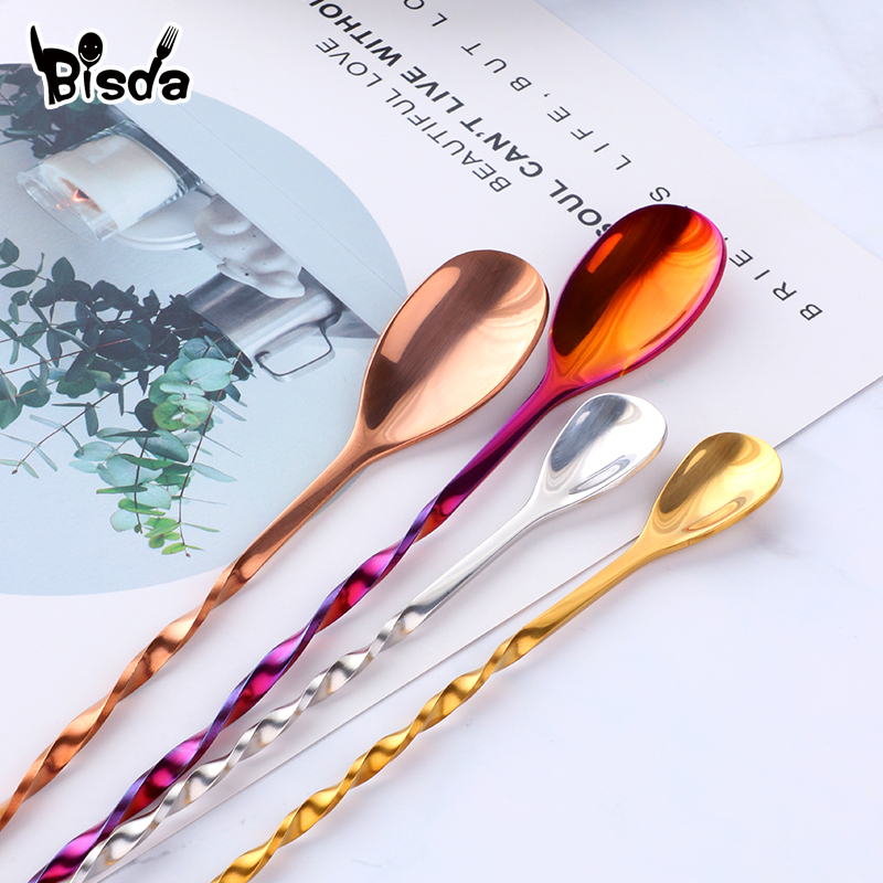 Cocktail Bar Spoons with Fork, – Bar Spoon Twisted Bewertung und Preis