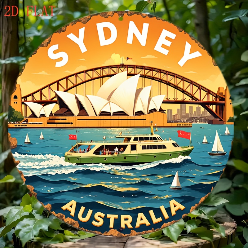 2D Metal Sign Sydney Australia – Home Bar Sydney Bewertung und Preis