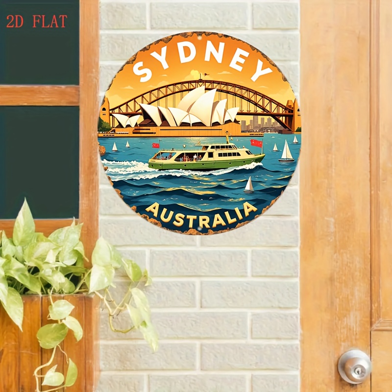 2D Metal Sign Sydney Australia – Home Bar Sydney Bewertung und Preis