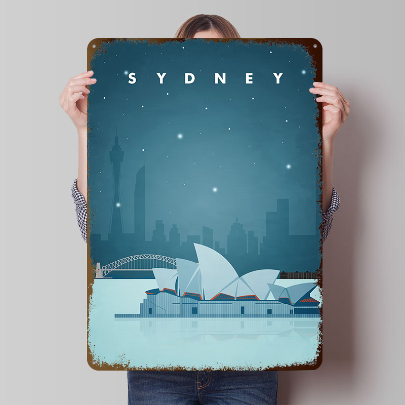 Sydney Travel Poster Customize – Home Bar Sydney Bewertung und Preis