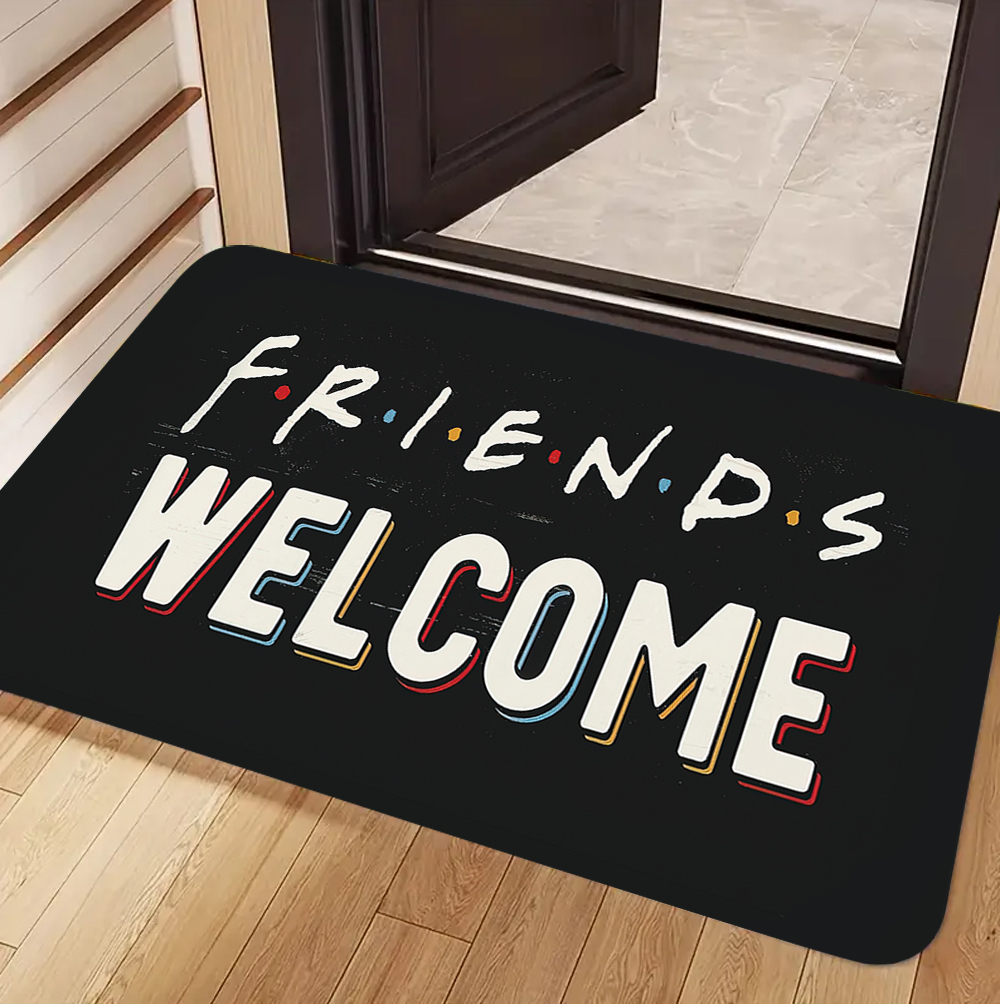 Welcome & Friends Theme Carpet – Home Bar Word Bewertung und Preis