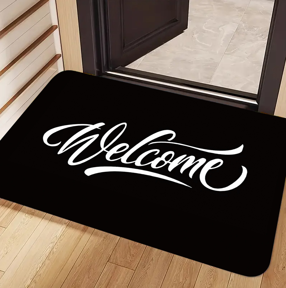 Welcome & Friends Theme Carpet – Home Bar Word Bewertung und Preis